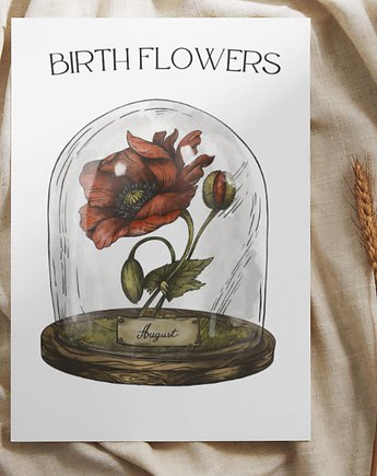 Plakat Dzikie Kwiaty prezent na urodziny, Plakatowka