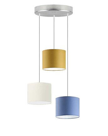 Regulowana lampa wisząca 3-płomienna do pokoju dziecka PUEBLO KIDS, LYSNE