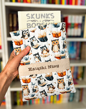 Etui na książkę z imieniem, personalizowany prezent, Gucia Design