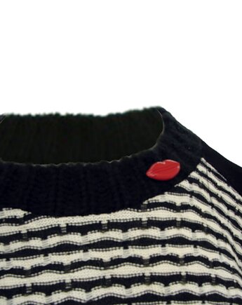 Bluza ze strukturalnym sweterkiem i mohairem, LaRime concept