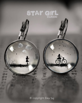 Star Girl Classic,Rower, Obłoki - dark silver, Ewa Saj Fotografie