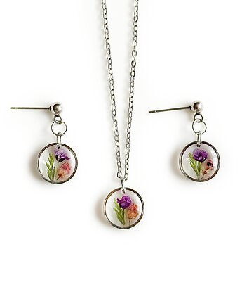 Komplet biżuterii z kwiatami, Colie