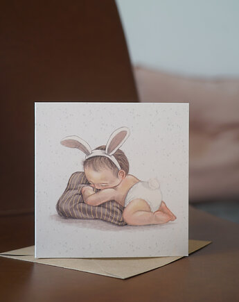 Born To Be Loved -kartka na narodziny, HI LITTLE