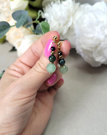 Kolczyki na sztyftach z Turmalinem, Seylla pracownia