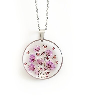 Naszyjnik z kwiatami, prezent na święta, Colie