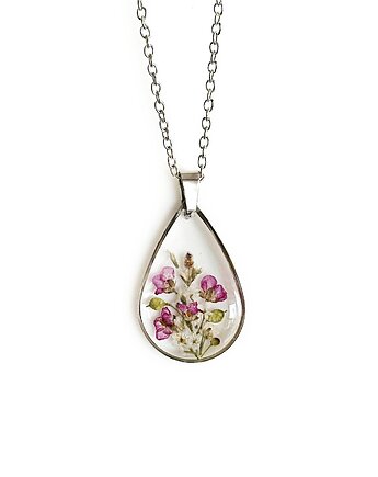 Naszyjnik z kwiatami w żywicy, Colie