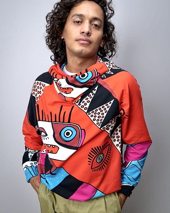 Bluza z kapturem z bawełny organicznej Avangard, ZUZU STREETWEAR