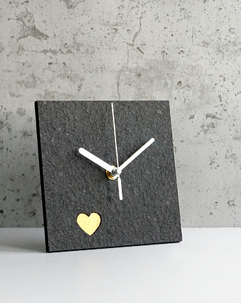 Zegar ze złotym sercem dla ukochanej osoby, STUDIO blureco