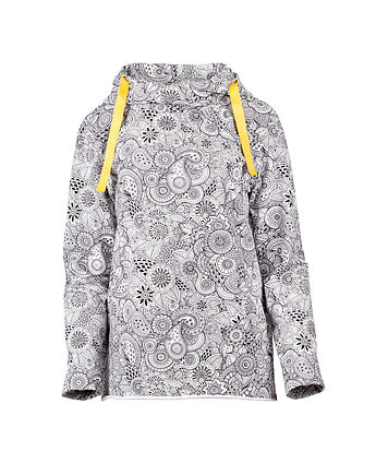 Bluza z kapturem "Czarno-biały Paisley", Funaticos