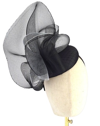 KALINA toczek krynolina czarny ekstrawagancki, Expose Akcesoria