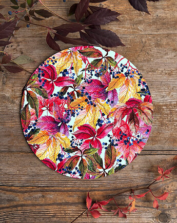 Podkładka pod talerz- Winobluszcz- Jesień- Ilustracja, BOSKE