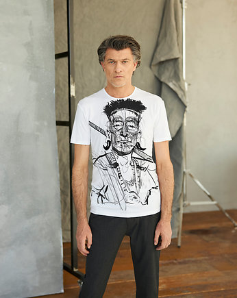Konyak portrait no.3 Men's T-shirt white, SELVA