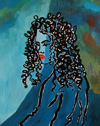 Obraz  ekspresja esmeralda Dzwonnik z Notre Dame, alice oil on canvas