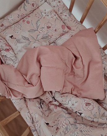 Koc+ poduszka Swan Queen i velvet róż 100, Bajkowe Wnetrza