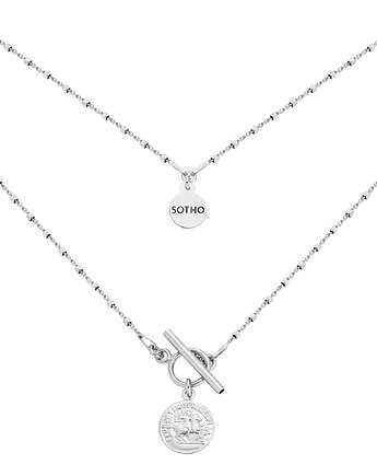 Srebrny naszyjnik z monetą, SOTHO