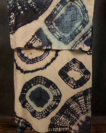 Duży szal jedwabny MANDALA_RIVER, IMADEONE