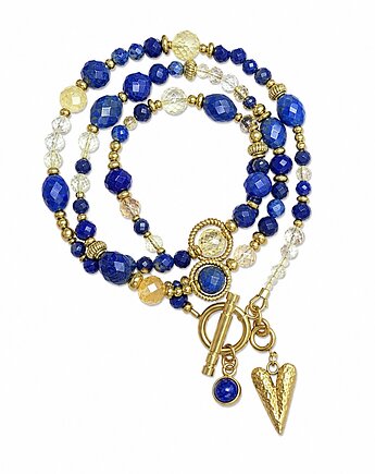 Klasyczny lapis lazuli cytryn