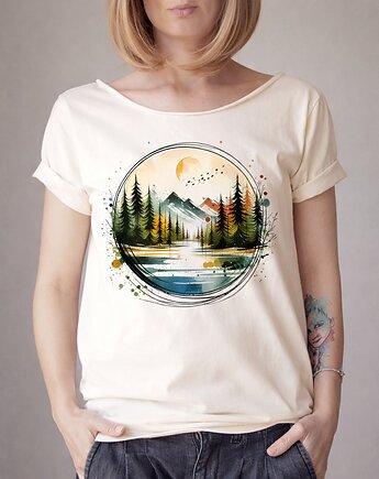 Wakacje góry Waniliowy oversize, ONE MUG A DAY