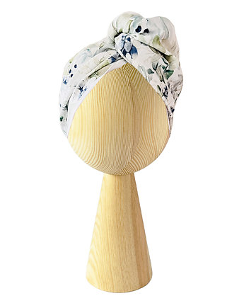 Bambusowy turban do włosów na guzik Berries, Nandi