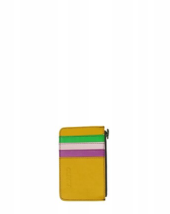 Etui skórzane na karty wizytówki przegródki kieszeń na zamek OLIVKA, Olivka Warsaw