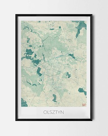 Plakat Olsztyn - CityArtPosters, CityArtPosters