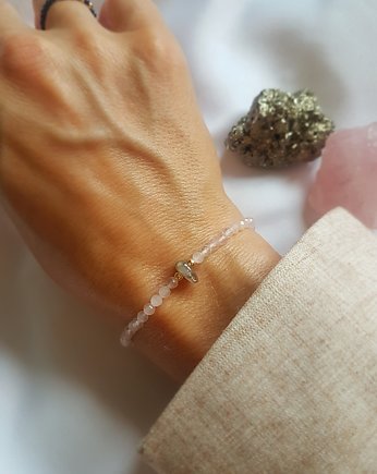 Miłość- bransoletka z Kwarcem Różowym, Ili arte biju