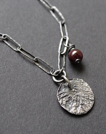 Naszyjnik na surowo z Granatem, fado