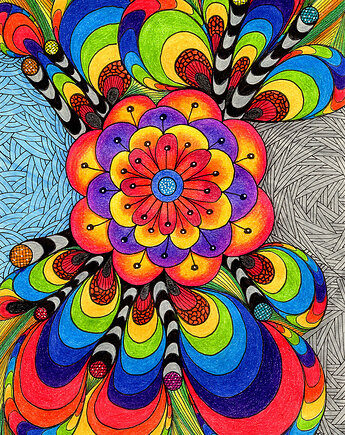 5. TĘCZA - rysunek, plakat., kama4you