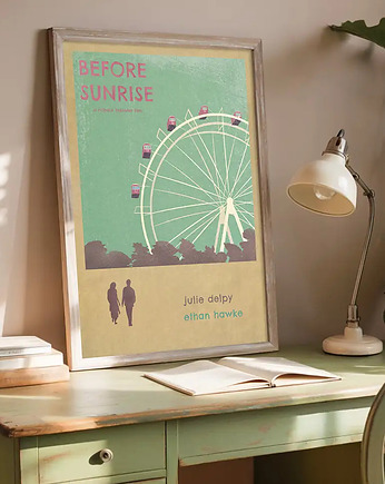 Before Sunrise - plakat filmowy  50x70 cm - Przed wschodem słońca, minimalmill