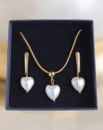 RAZEM TANIEJ! komplet : serce - perła : wyjątkowy prezent PREMIUM, kaktusia