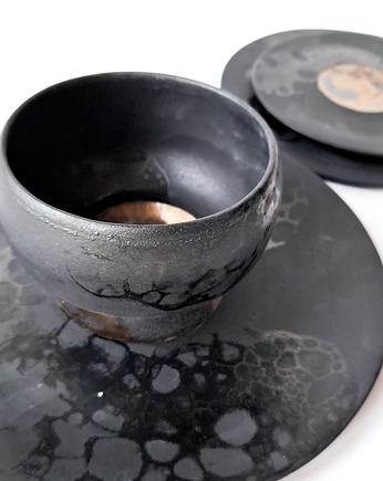 Zestaw naczyń toczonych na kole BUBBLE, Pracownia Unikatu