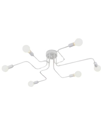 Lampa wisząca zwis żyrandol lampa na sufit biała LED E27, VOLTA LIGHT