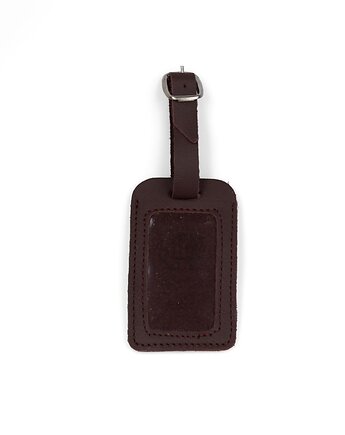 Adresownik do walizki Skórzany identyfikator do bagażu, Słoń Torbalski