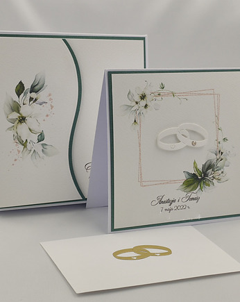 Kartka ślubna z pudełkiem i kopertą, W15, Anna Art and Crafts