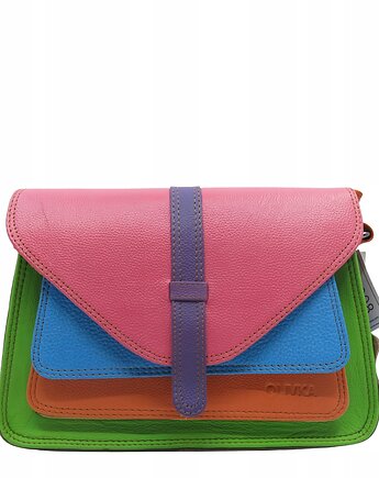 Torebka damska klasyczna elegancka skórzana na ramię pasek OLIVKA, Olivka Warsaw