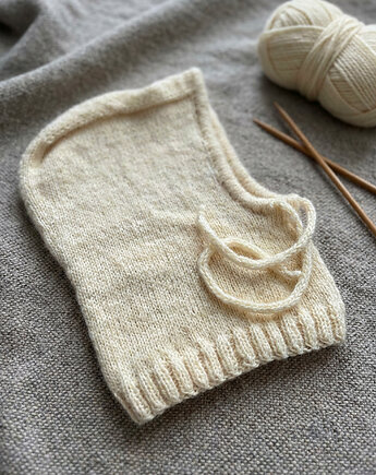 Balaclava - Słoneczna - Handmade - Merino, alpaka, jedwab, cisza kolektyw