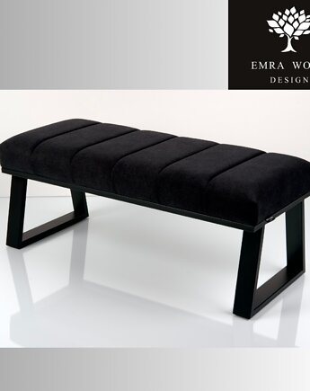 Ławka Tapicerowana Industrialna Tkanina STRONG 15 LGM-529, EMRA WOOD DESIGN