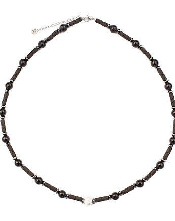 Męski naszyjnik zodiakalny - Waga, Kulka Bransoletki