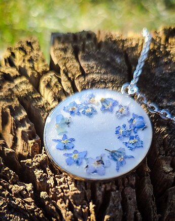 Wisiorek z niezapominajki, Figa handmade accessories