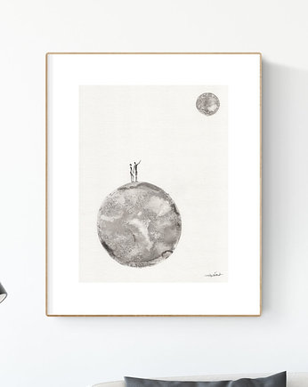 Obraz 30X40 cm malowany ręcznie, MiniMalArt