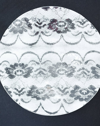PATERA OKRĄGŁA koronki LENA fi 32 cm, MartaWojciechowska