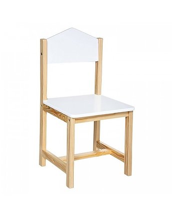 Krzesło Dziecięce Krzesełko Drewniane White, MIA home