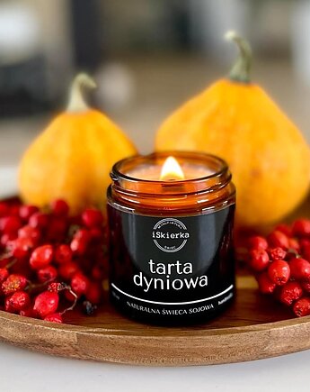 TARTA DYNIOWA świeca sojowa 120 ml, iSkierka Manufaktura Świec