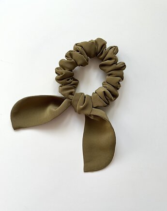 Zielona scrunchie Silva z odwiązywanymi uszkami, Volie Line
