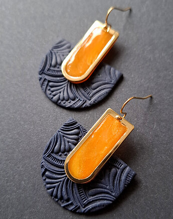 Kolczyki złociste ornamenty, Motywator Eweliny