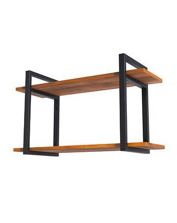 Półka Wiszaca na Ściane Loft Podwójna Regał Nowoczesna 80 cm, A.D Home