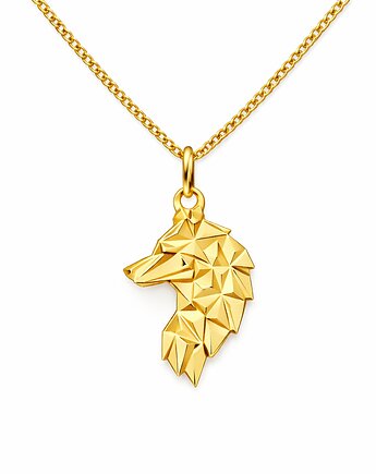 WILK - naszyjnik srebro, złoto, różowe złoto, ISSI Jewelry