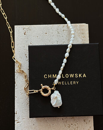 Naszyjnik Łańcuszek i Perły, Chmolowska Jewellery