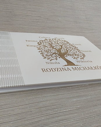 Księga Album na zdjęcia Drzewko z imionami, Wajdrew