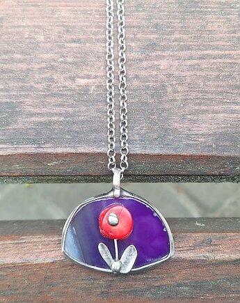 Mak - wisiorek, po drugiej stronie lustra